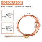 CQ100A1005 36-Inch Replacement Thermocouple Fits for Resideo Water Heaters