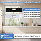 DG34-00049A Range Membrane Switch Touchpad, Fits Samsung Oven Control Panel