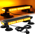 16.8 Inch LED Strobe Flashing Light Bar, 26 Flashing Modes High Intensity Emergency Hazard Warning Beacon Lights with