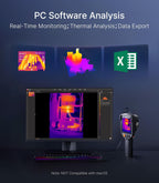 EX10 2.8" Thermal Camera, 320×240 Super Resolution, -4°F~1022°F