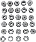 kimllier 29Pcs ER40 Spring Collet Set 1/8-1 Inch