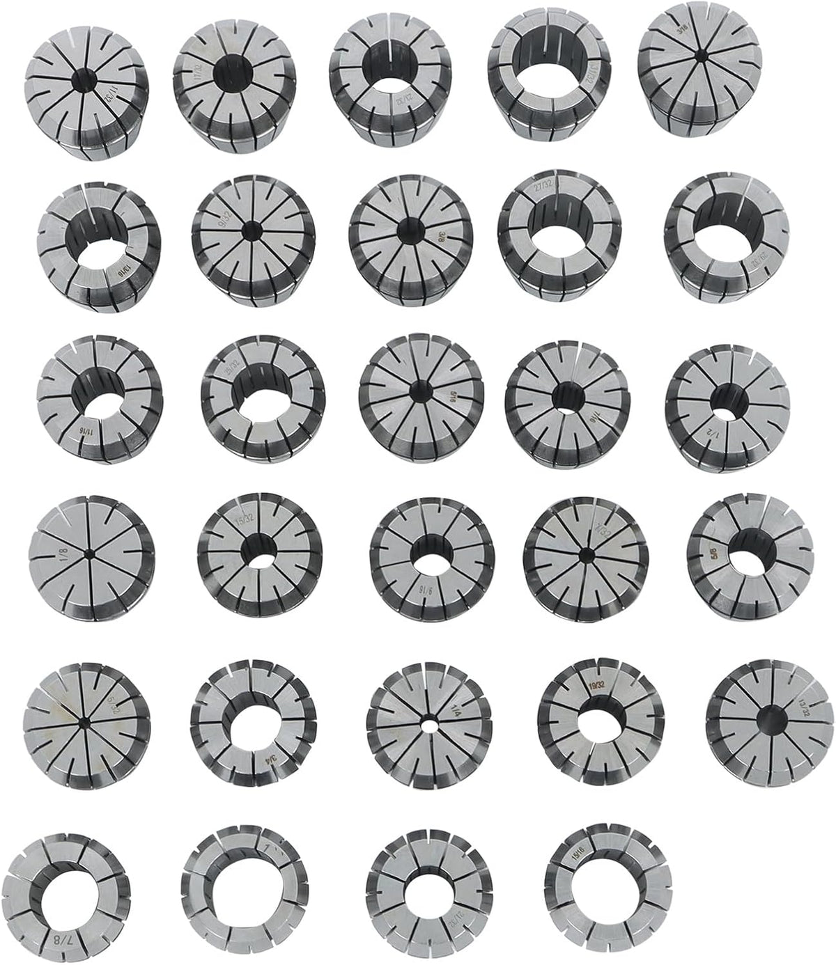 kimllier 29Pcs ER40 Spring Collet Set 1/8-1 Inch