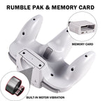 2 Pack Wireless N64 Controller for Switch Games, 2.4GHz N64 Remote Joystick Wireless Gamepad Compatible with Windows
