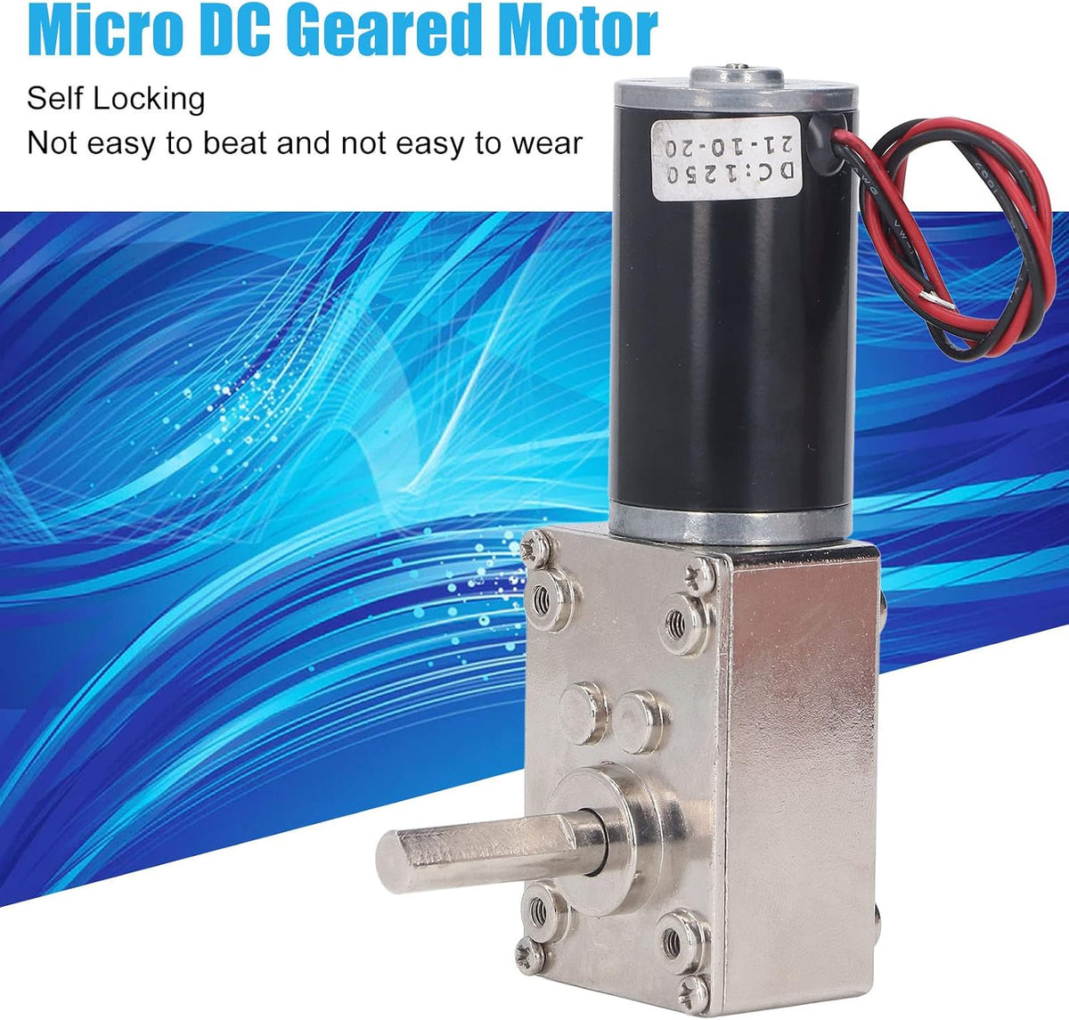 BORDSTRACT DC 24V Gear Motor 0-300 RPM