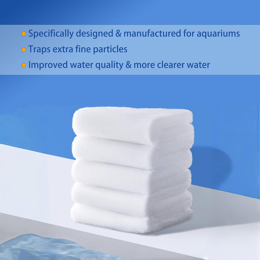 Aquarium Filter Media, Newly Premium Filter Pads for Aquarium, 39.3x11.8inch,Aquarium Filter Floss for Fish Tank