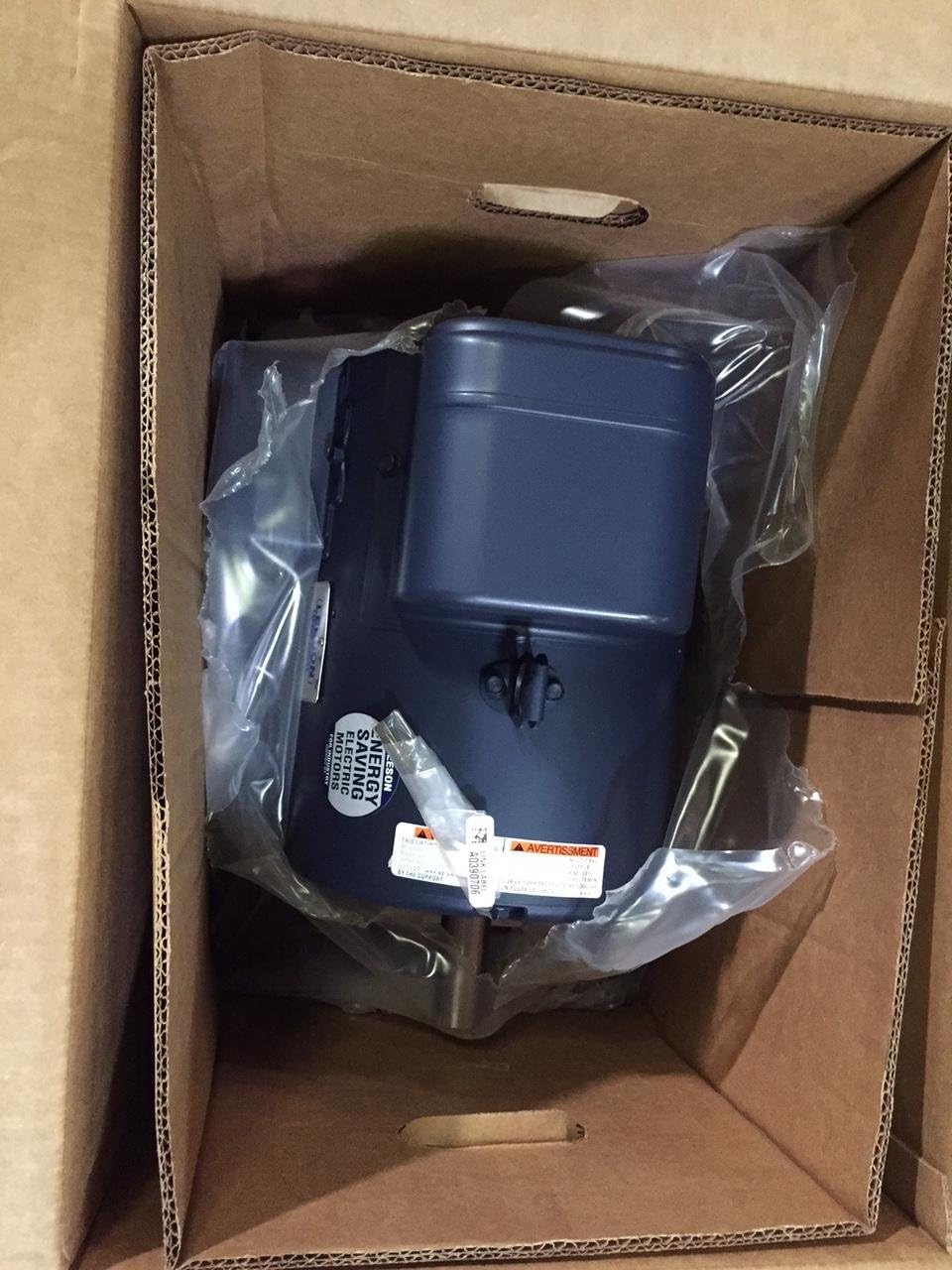 5 HP Single Phase Leeson Electric Compressor Motor 184T Frame C184K17DB31A 230 V