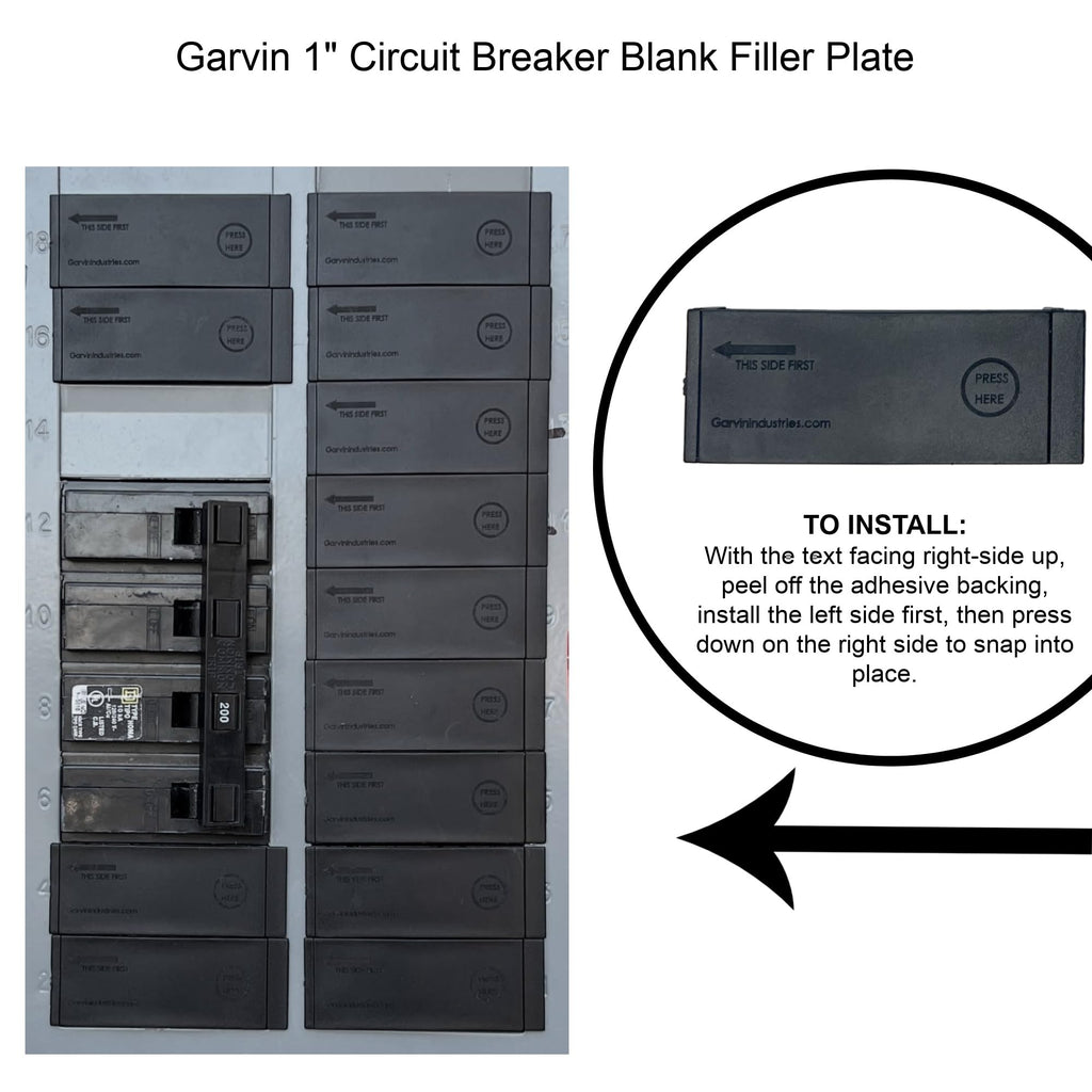 1 Inch Universal Breaker Filler Plate-10 per case