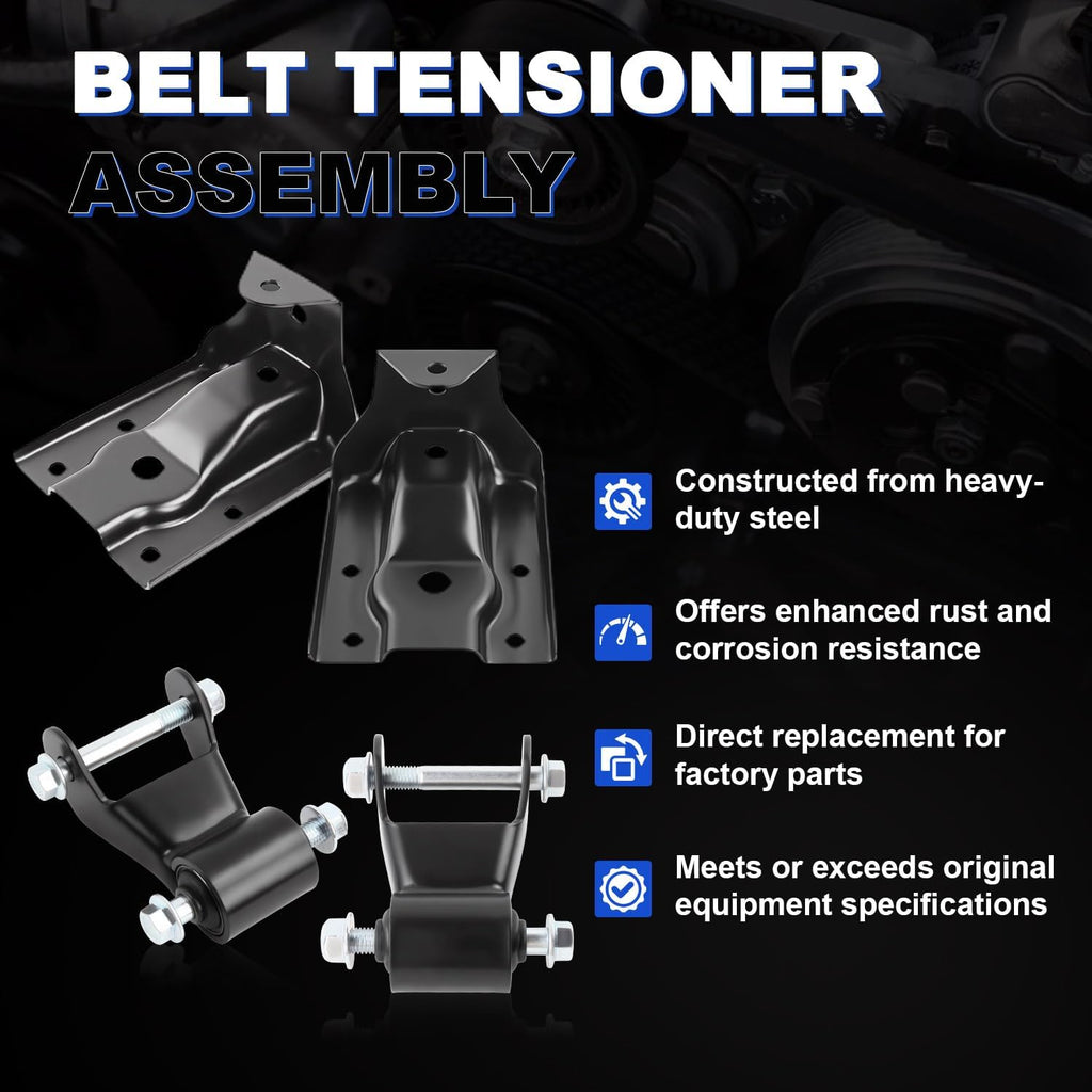 Upgraded Rear Leaf Spring Shackle & Hanger Bracket Kit for GMC Chevy