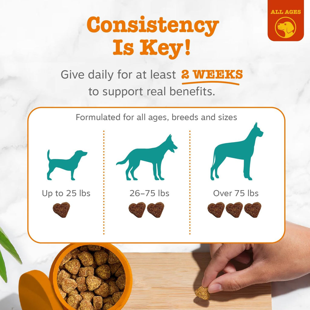 Calming Chews for Dogs - Dog Calming Supplement - Turkey 90ct