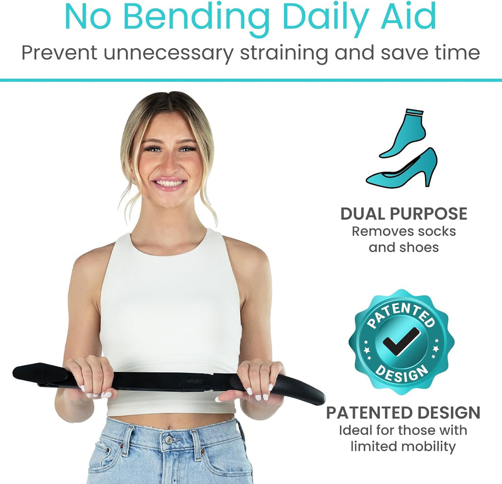 Sock Remover Device for Seniors - Sock Aid and Shoe Horn