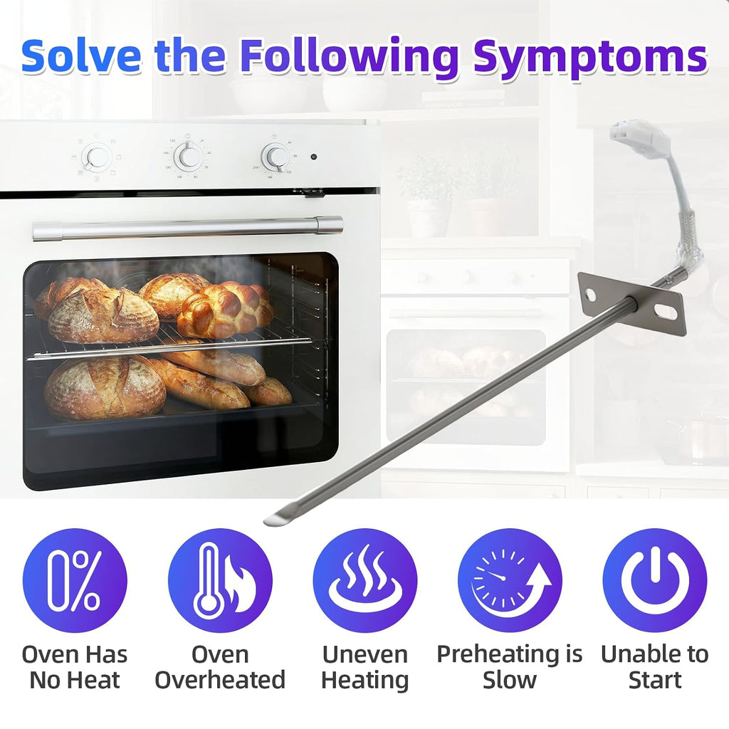 W10181986 Oven Temperature Sensor Probe, Precise Measurement for Whirlpool
