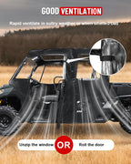 StarknightMT Soft Doors Compatible with Can Am Defender Max HD 7 8 9 10