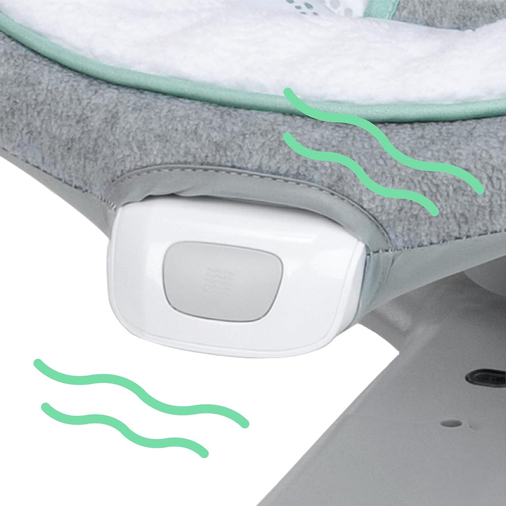 ConvertMe 2-in-1 Compact Portable Automatic Baby Swing & Infant Seat, Battery-Saving Vibrations, Nature Sounds, 0-9