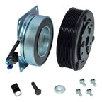A/C Compressor Clutch Assembly for York - 8 Groove 6" 2 Wire 12 Volt