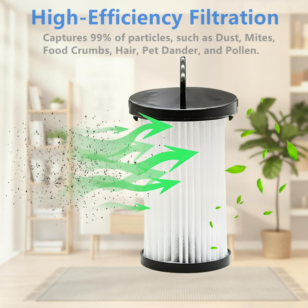 2 Pack Replacement HEPA Pre-Motor Filters for EyeVac NeoVac Elite EV-PMF