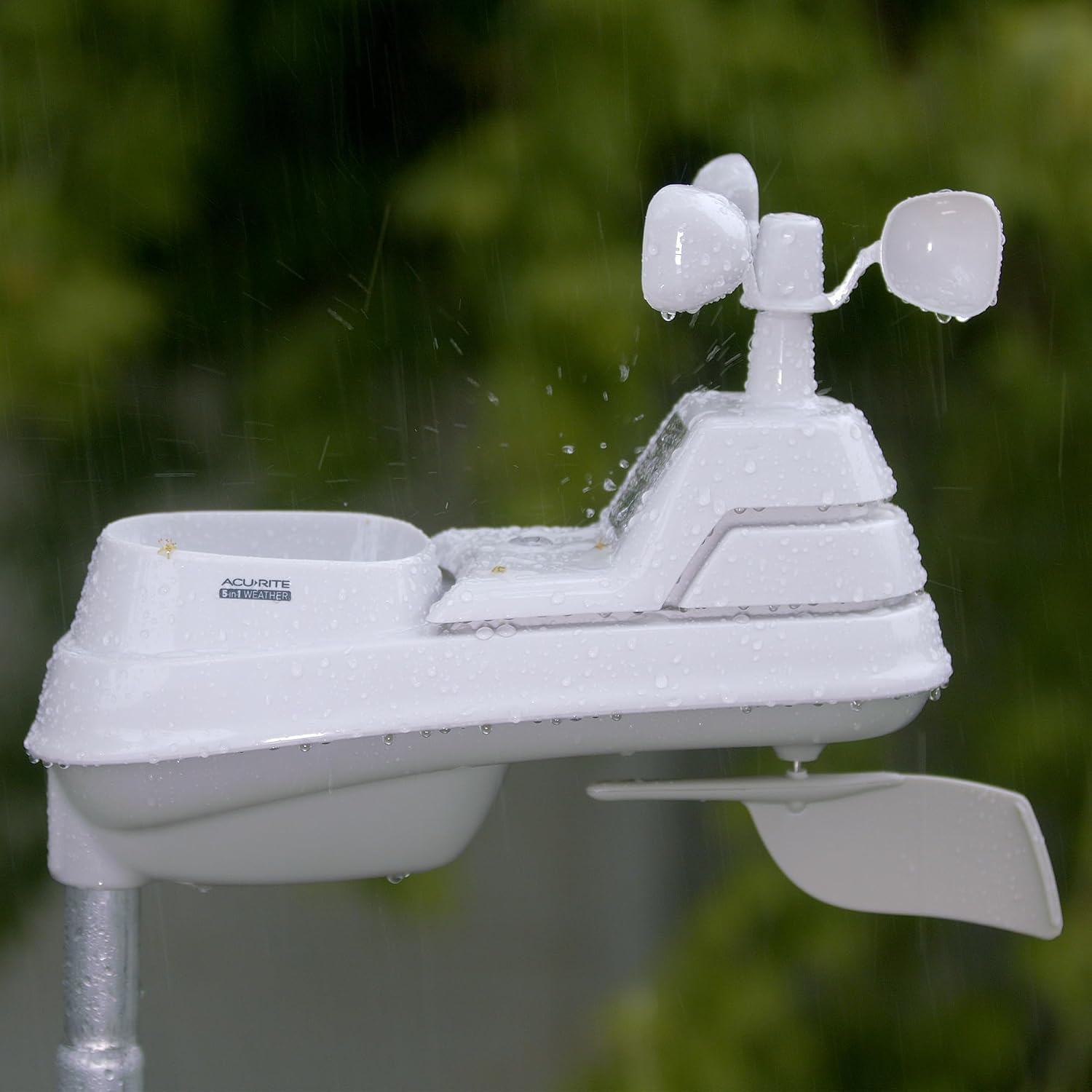 Iris (5-in-1) Wireless Indoor/Outdoor Weather Station with Color Display for Hyperlocal Weather Conditions (01536MCBA1)