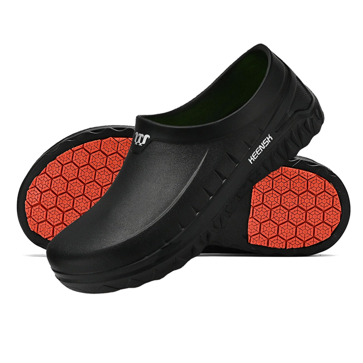 Women's Men's Work Clogs Kitchen Shoes Black