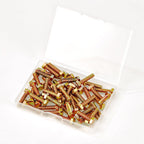 M5-0.8 x 20mm Heavy Duty Hexagon Bolts Hex Head Screws, 8.8 Grade Alloy Steel, Galvanized Finish, Metric Machine Fully Threaded, 50PCS