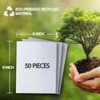 50 Packs 6x9 inches Rigid Corrugated Cardboard Sheets