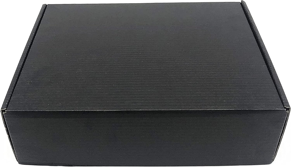 Black Shipping Boxes 15.7x11.8x3.1 Inch Cardboard Storage Mailer Box 10Pack