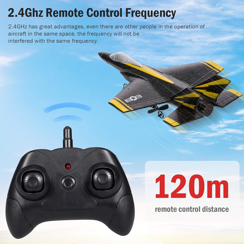 FX635 RC Airplane, 2 Channel RC Plane, 2.4Ghz Remote Control Airplane, Ready to Fly Foam Glider with 3 Axis Gyro
