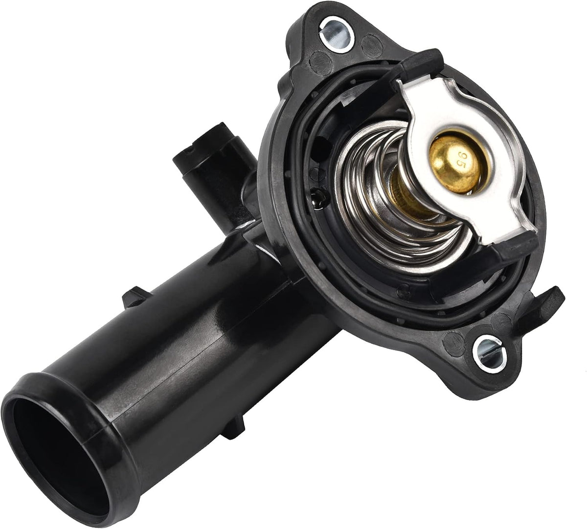 EVIL ENERGY Thermostat Housing Assembly, 05184651AF 49569 902-852, Compatible with 2011-2015 Dodge Durango 2011-2020 Jeep Grand Cherokee 2012-2017 Jeep Wrangler 3.6L