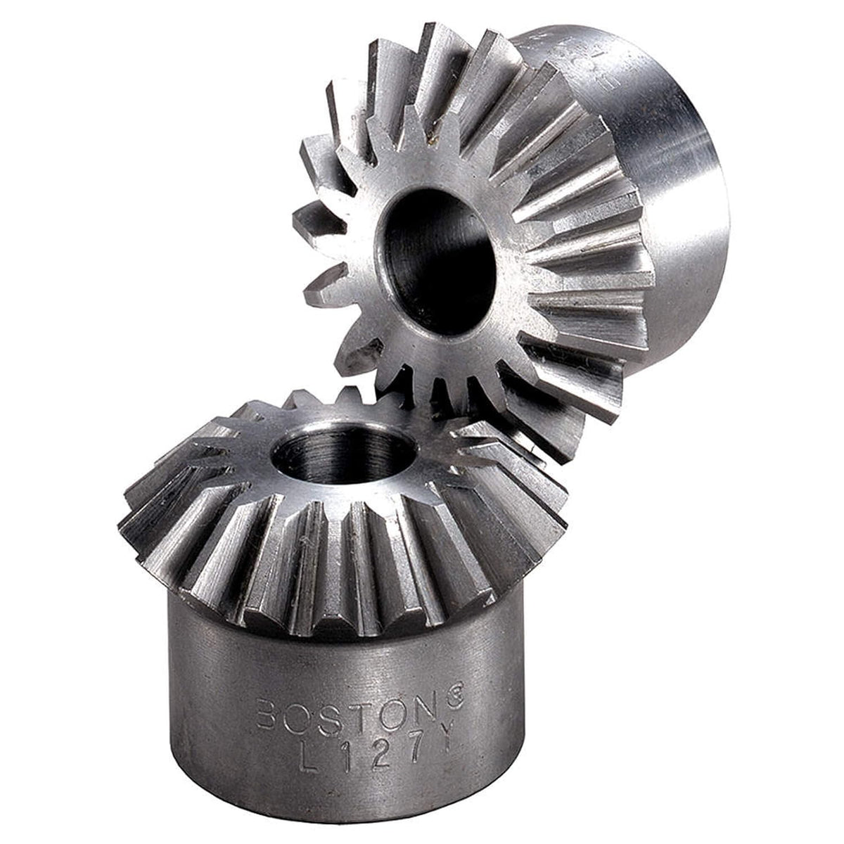 Boston Gear L112Y Miter Gear, 1:1 Ratio, 20 Degree Pressure Angle, 0.500" Bore, 1.375" Mounting Distance, 16 Pitch, 24 Teeth, Steel