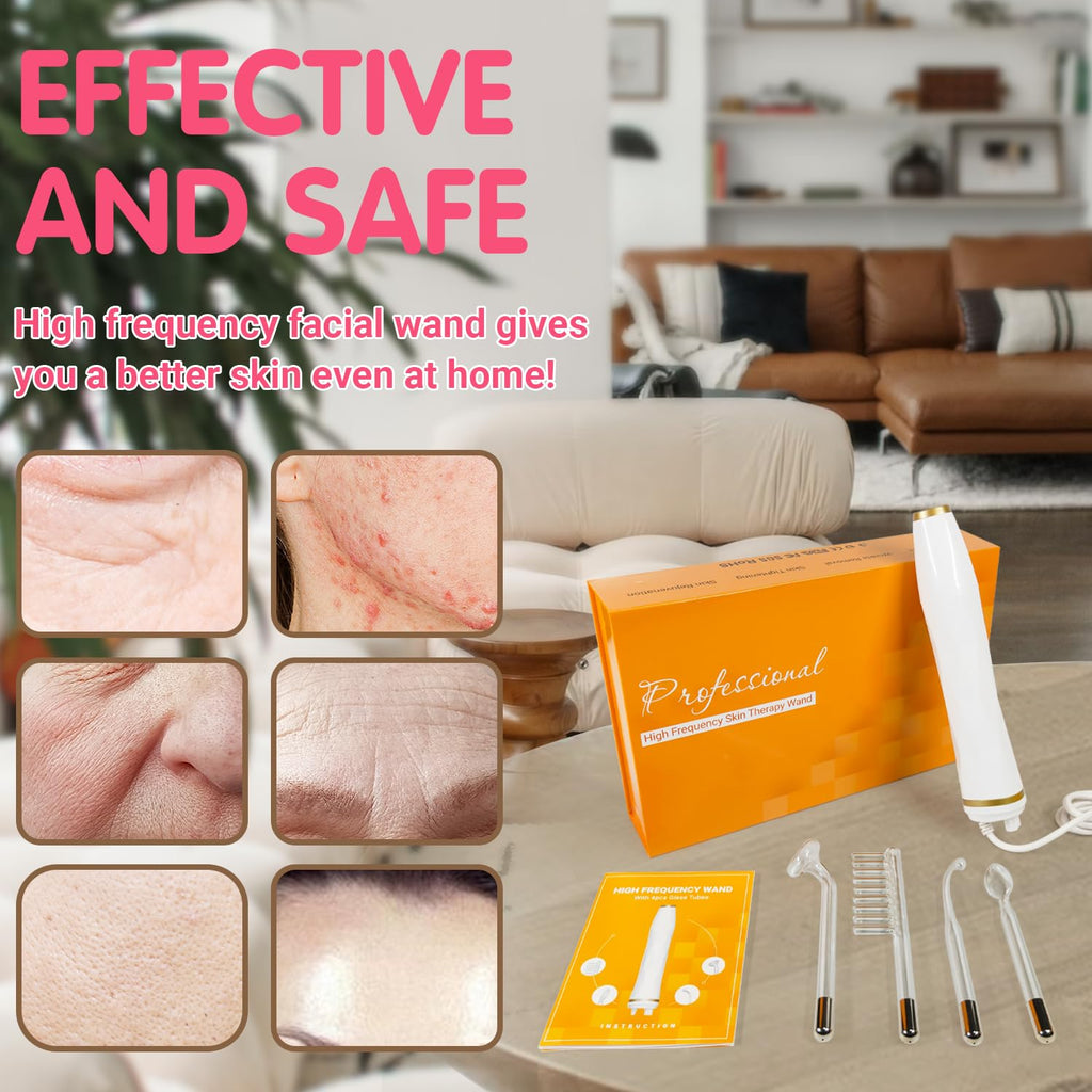 Portable High Frequency Facial Machine - Orange