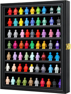 Minifigure Display Case - Building Block Toy Large Black