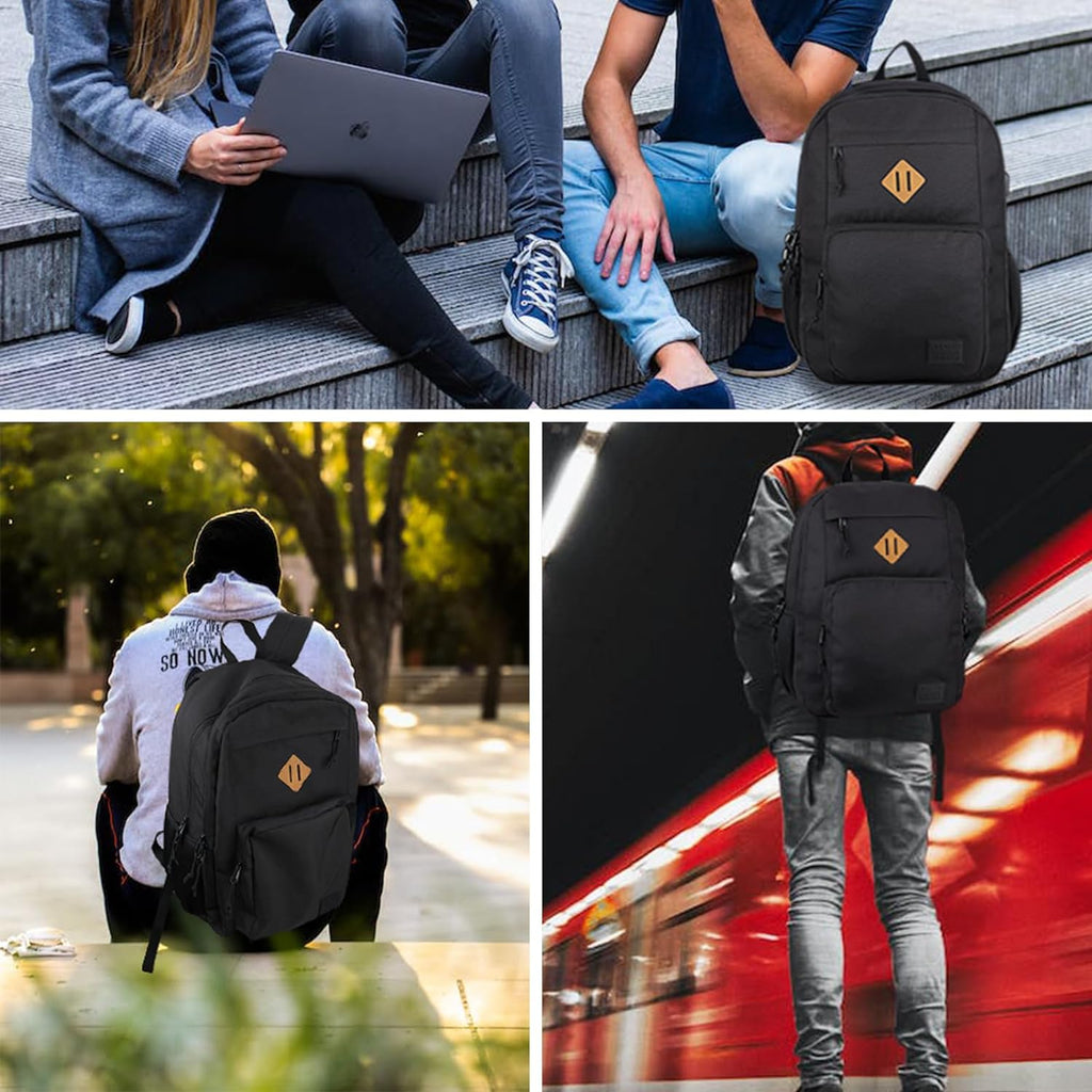 Travel backpack for Men and Women, Anti Theft Laptop Backpack with USB Charging Port for Work, Large Bag for College