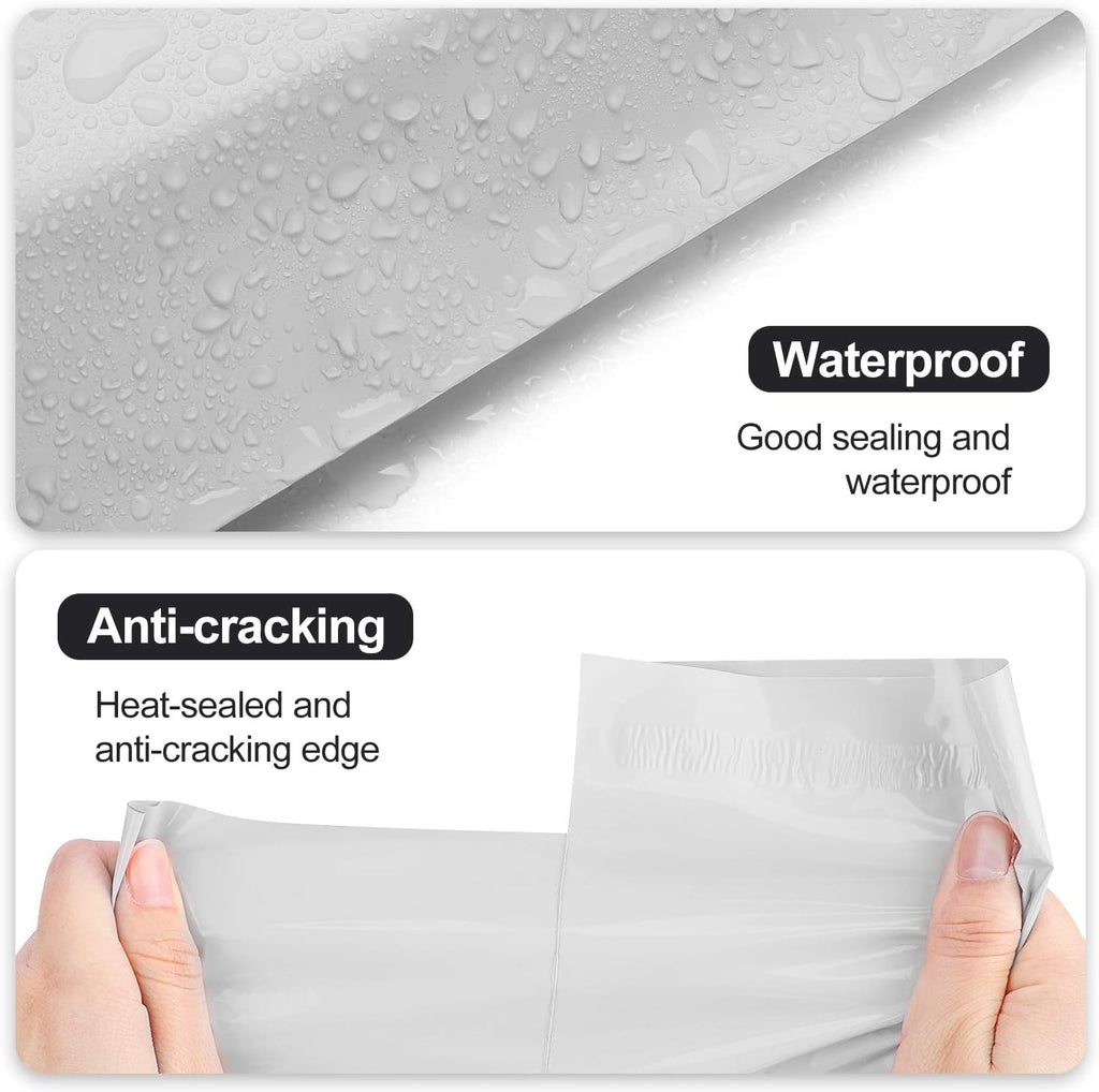 Large Poly Mailers Durable Shipping Bags 19x24 50Pcs White