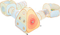 6-in-1 Pop Up Play Tent with Tunnel Built-in Target Toss & Ball Hole | Baby Ball Pit, Tunnel Toys for Toddlers 1-3