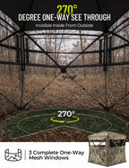 Hunting Ground Blind, See Through, Medium - 270° View