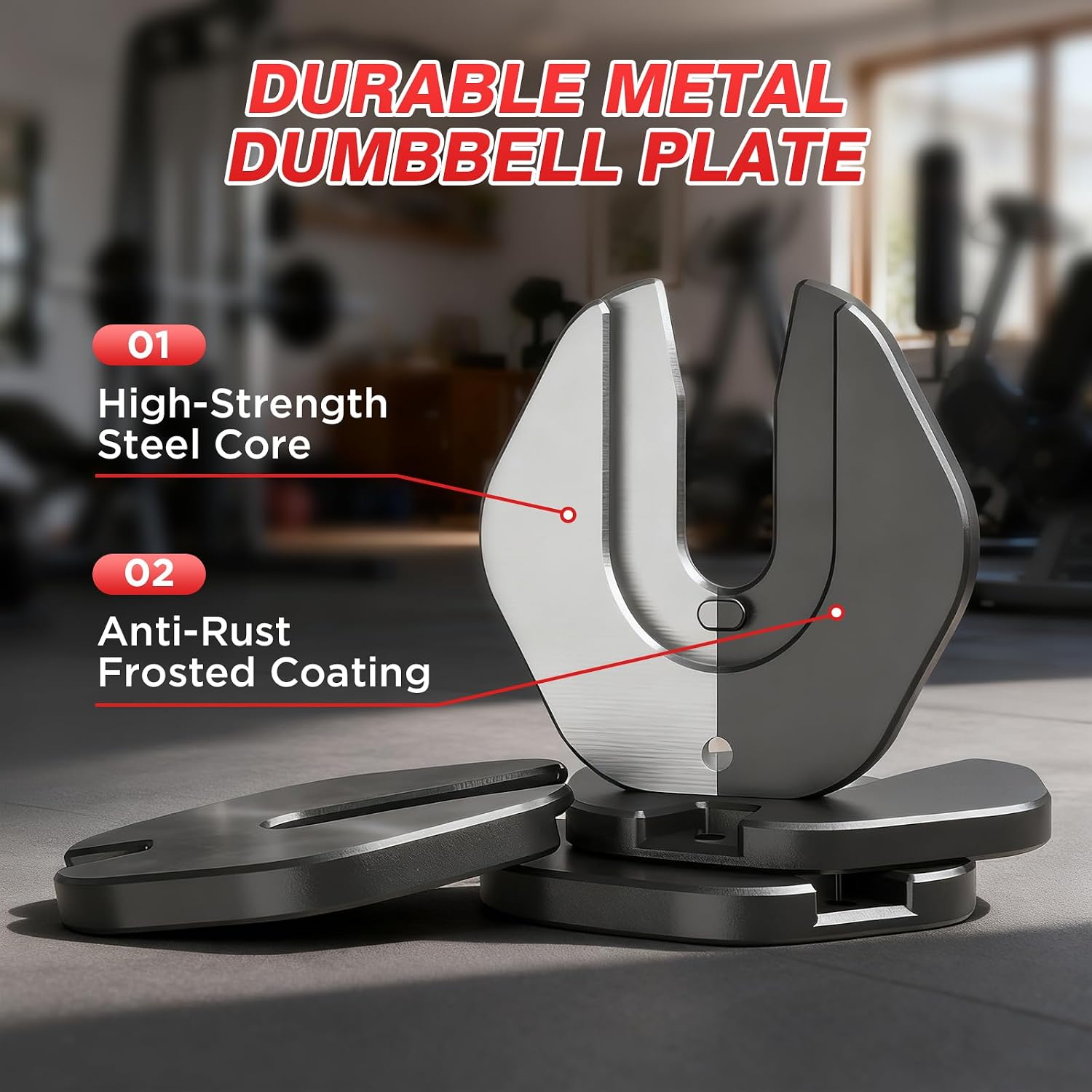 Adjustable Dumbbells Set All in One Free Weights Set for Home Gym | 25/26.5/52.5/55/85lbs Weights Dumbbells Set, 1