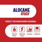 Max Emergency Burn Gel, 4% Lidocaine First Aid Burn Gel, 2.5 Fl Oz