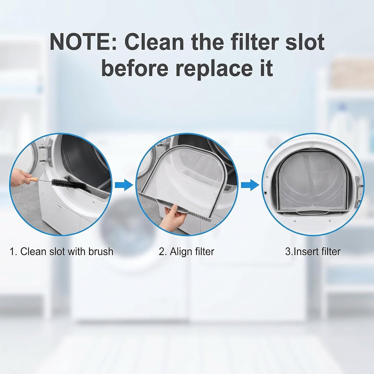 5231EL1001 Dryer Lint Trap Replacement for LG Kenmore Dryer