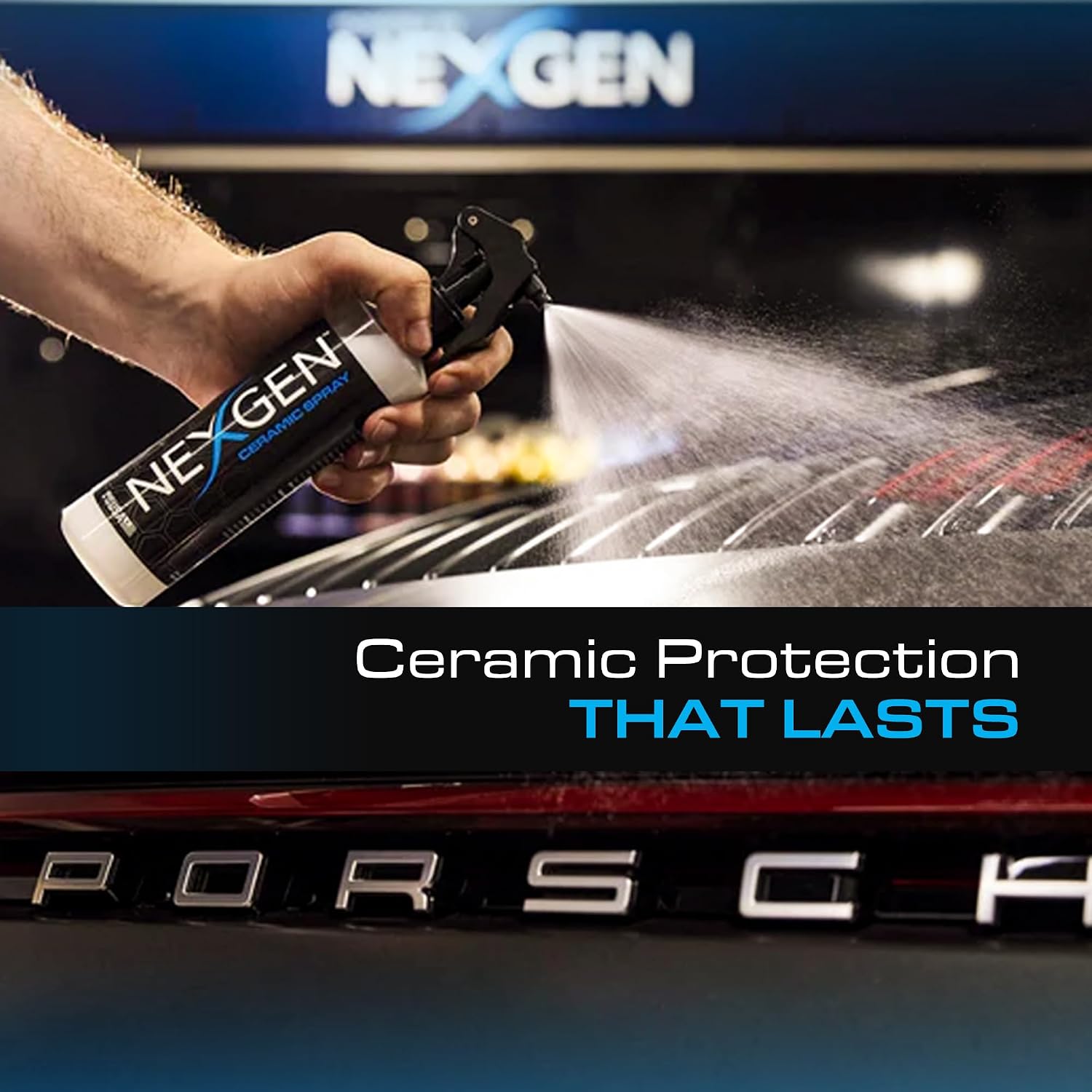 Ceramic Spray Silicon Dioxide, Easy to Apply Ceramic Coating Spray for Cars, 8 oz | Professional-Grade Protective