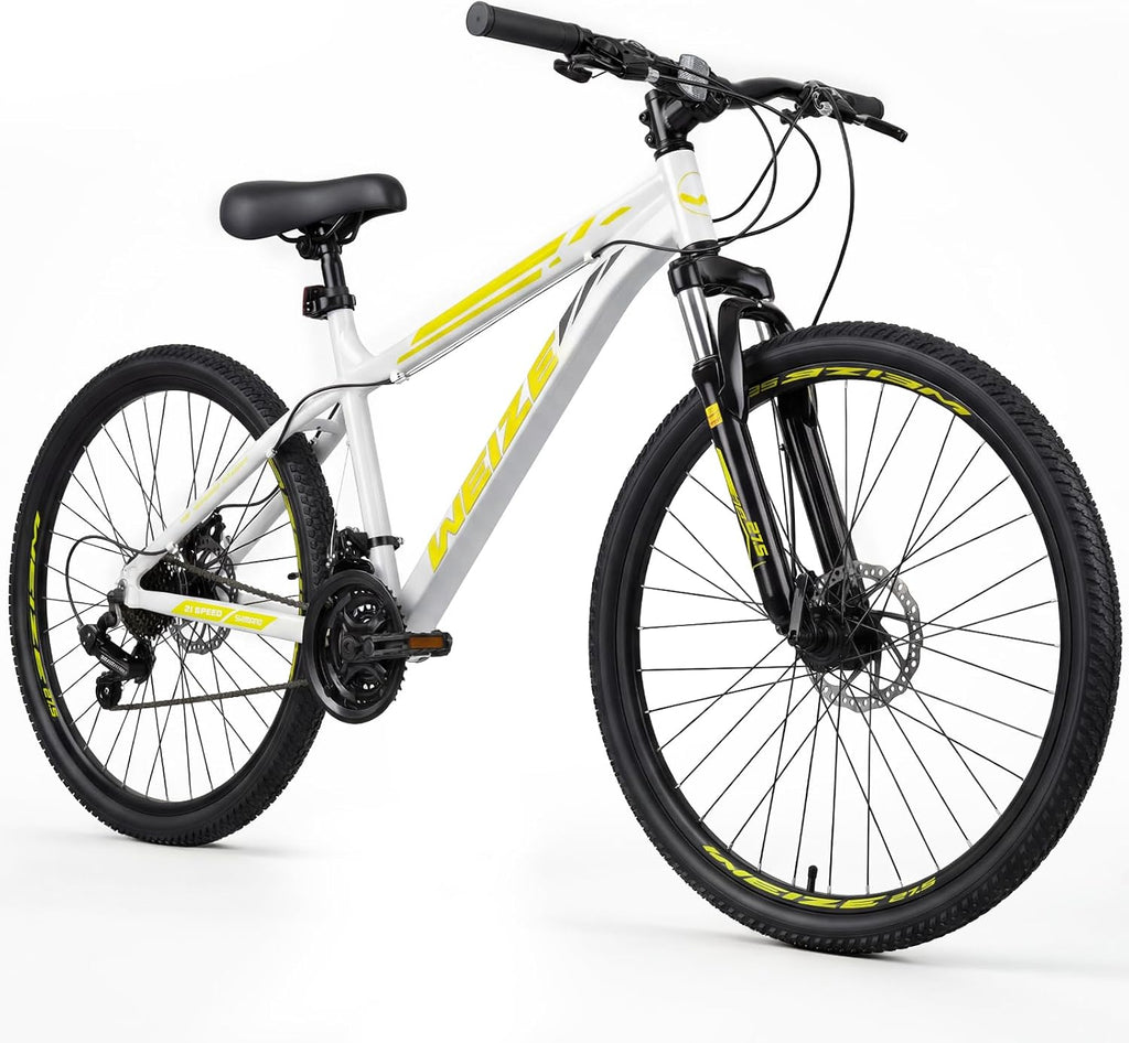 Mountain Bike, 26/27.5-Inch Adult Bike, 21-Speed Rear Disc Brake, Lightweight Aluminum Frame for Men and Women