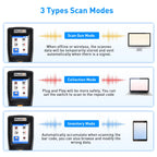 Inventory Scanner, Wireless Barcode Scanner 1D&2D&PDF417 Portable Handheld QR Barcode Reader for Collector Data
