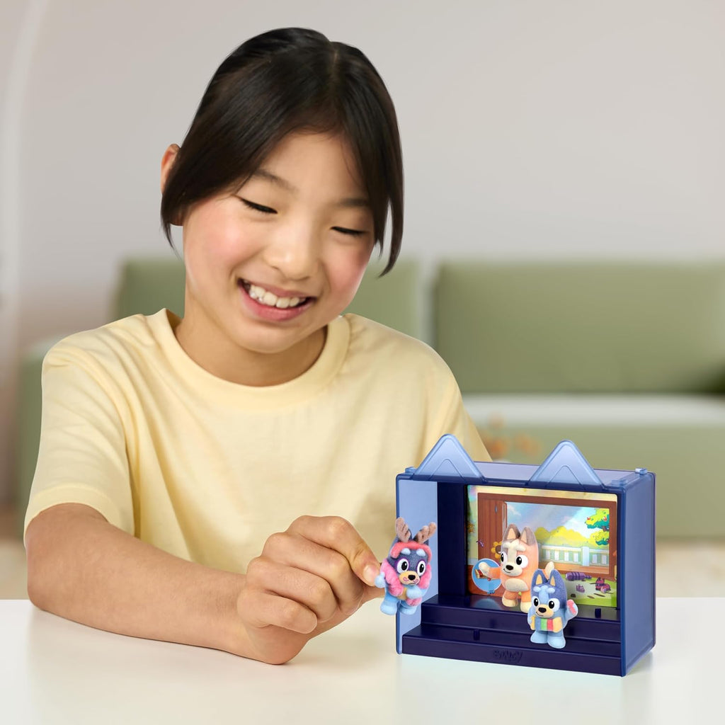 Fuzzies Episode Pack: Magic Xylophone, 3 Flocked Figures | Includes exclusive figure, display case, foil trading card