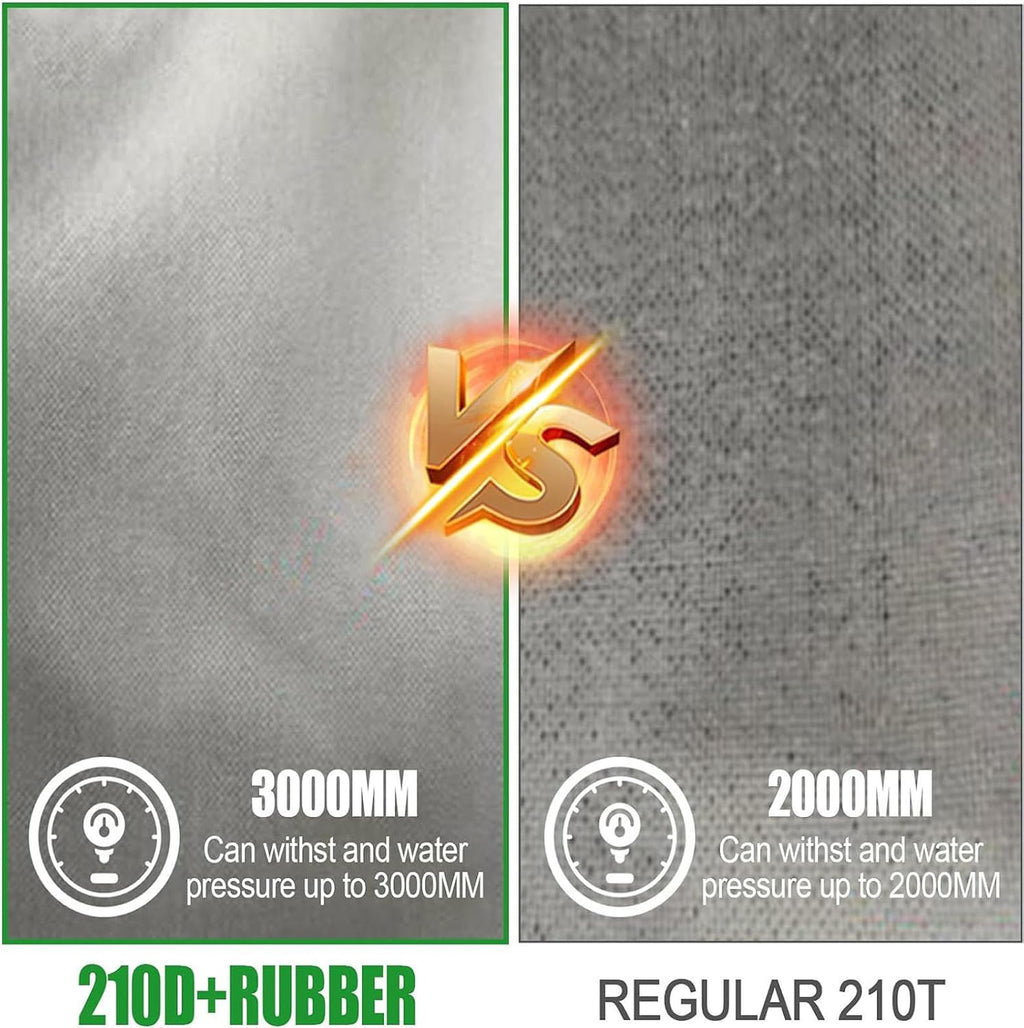 Rv Cover 210D Oxford Cloth Travel Trailer RV Cover Wind, Rain and Snow Proof Waterproof Travel Trailer Cover Class C