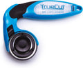 TrueCut My Comfort Rotary Cutter - 45mm Ergonomic Wheel Cutter for Fabric, Quilting, Sewing, Crafting - Left or
