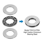 uxcell 8Sets TC613+2TRA Thrust Needle Roller Bearing 3/8 x 13/16 x 5/64