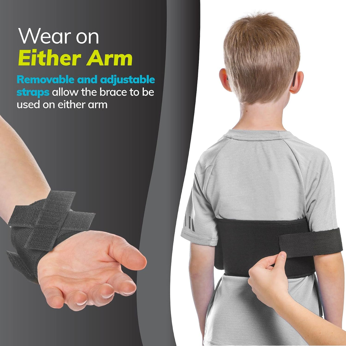 Pediatric Shoulder Immobilizer | Child Size Arm Sling Stabilizer for Broken Collarbone & Shoulder Injuries - Fits