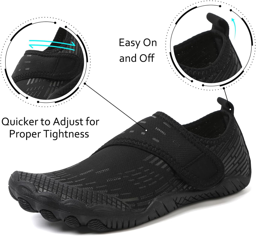 Water Shoes Mens Womens Quick-Dry Barefoot Swim Beach Pool Shoes Aqua Yoga Socks for Hiking Walking Diving Surf