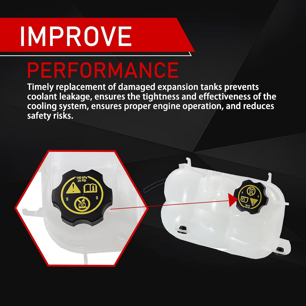 Coolant Reservoir Tank Compatible with 19-25 Chevy GMC Cadillac