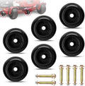 Set of 6 Lawn Mower Anti Scalp Deck Wheel Kit Compatible with Exmark Bad Boy Lawn-Boy Toro Husqvarna Bunton Ferris Replace# 1716353, 103-3168, 1-603299, 022-5234-98, 1-603299, 1-603299, PL7540