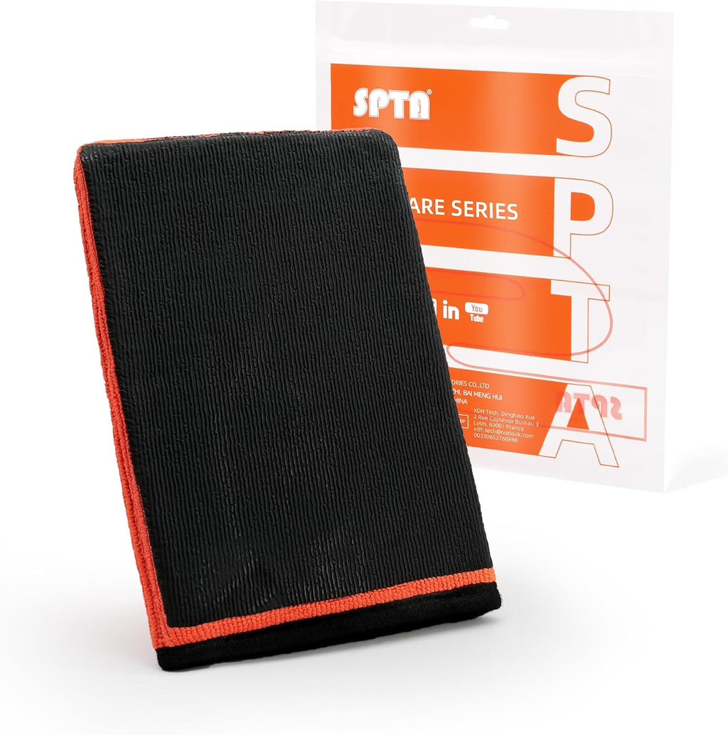 Clay Mitt, Medium Grade Clay Bar Infused Mitt, Synthetic Clay Glove, Car Detailing Glove Quickly Removes