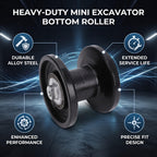 Eminchu Mini Excavator Track Roller Replacement, Alloy Steel for Dj14