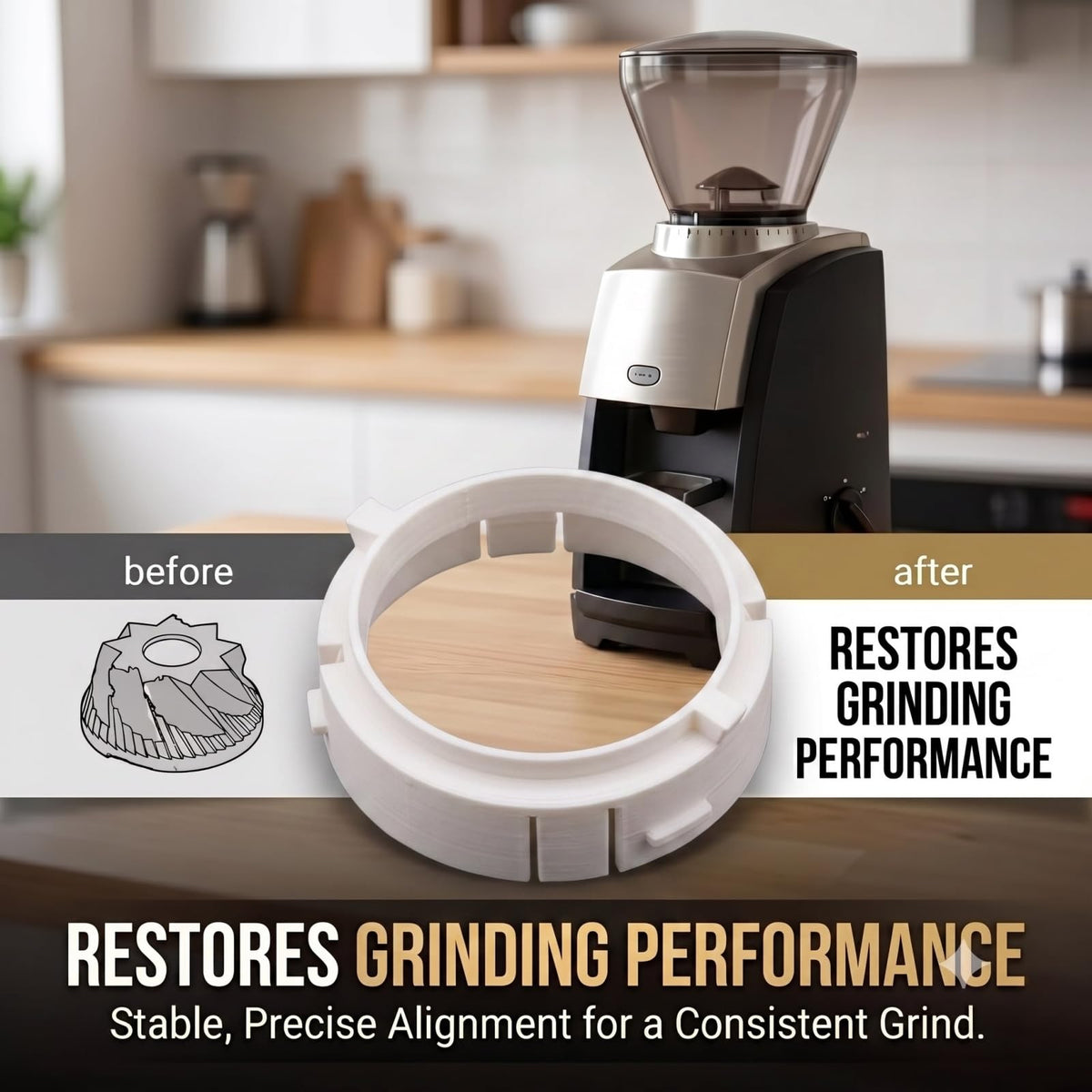 Burr Holder Replacement Compatible with Baratza Encore ESP Coffee Grinder